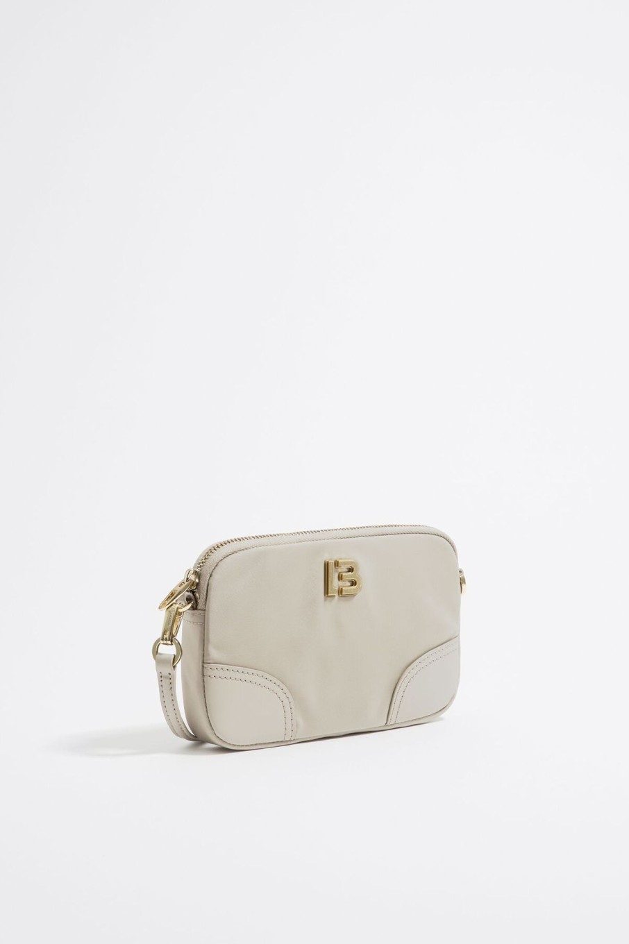 Nylon | BIMBA Y LOLA Bolso Bandolera Mini Nylon Piedra