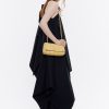 Bolsos Bandolera | BIMBA Y LOLA Bolso Solapa Pequeno Napa Amarillo Topacio