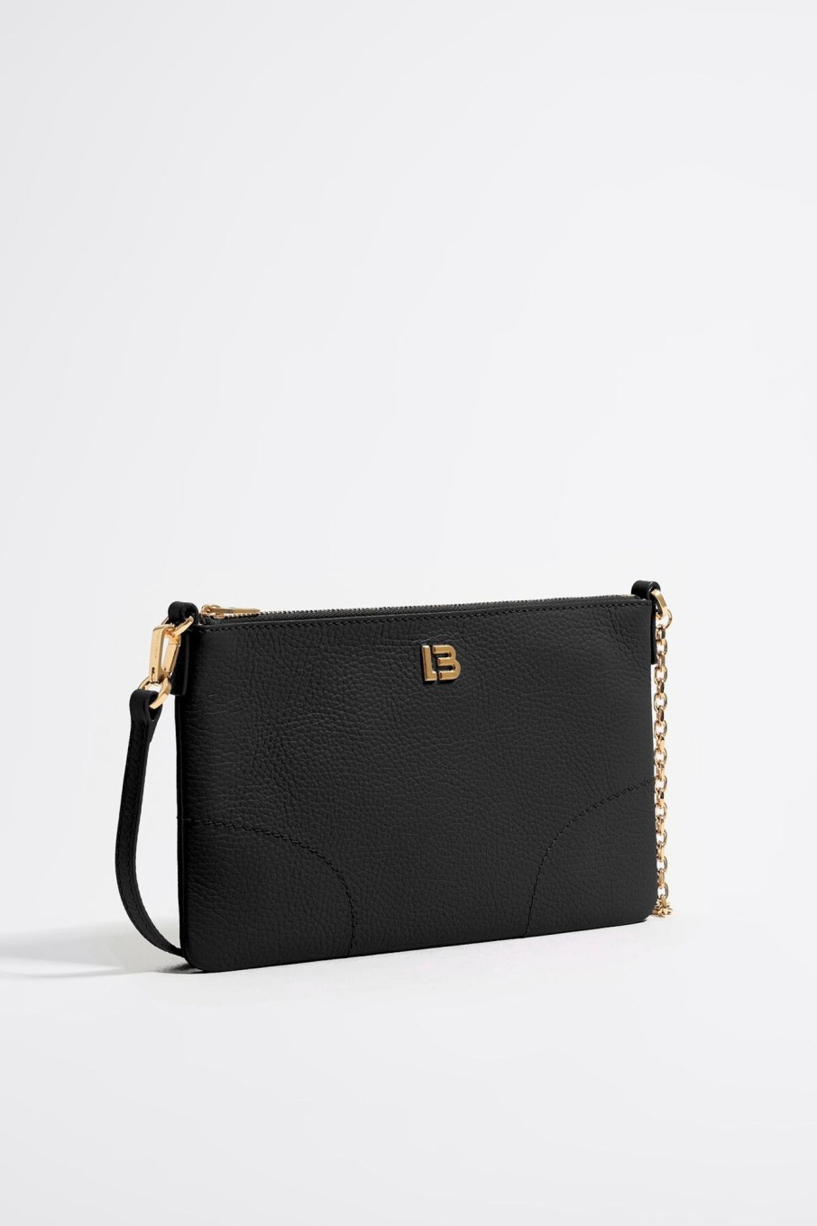 Piel | BIMBA Y LOLA Bolso Bandolera Mini Piel Negro