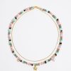 Collares | BIMBA Y LOLA Collar Doble Caracolas Y Piedras Multicolor