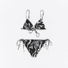 Biquinis Y Banadores | BIMBA Y LOLA Bikini Triangulo Tiger Liquid Negro